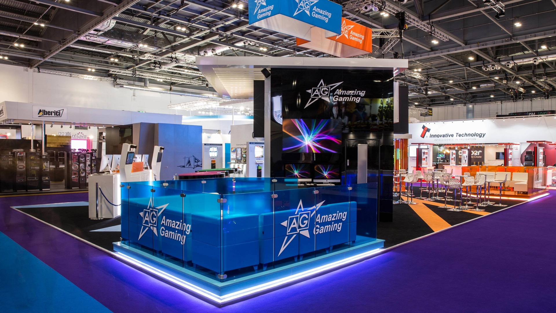 Amazing Gaming ICE London 2018 exhibition stand