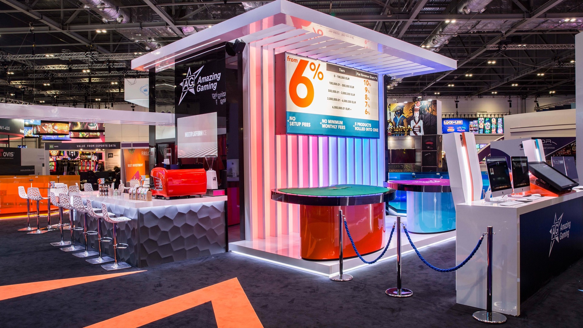 Amazing Gaming ICE London 2018 exhibition stand