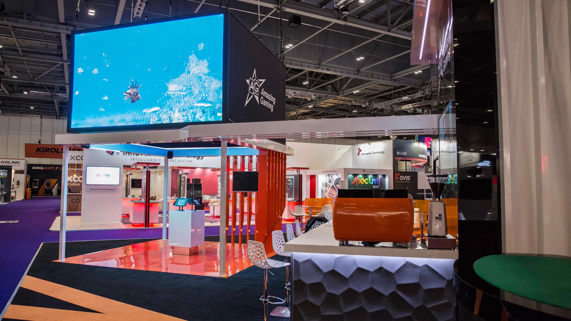 Amazing Gaming ICE London 2018 exhibition stand