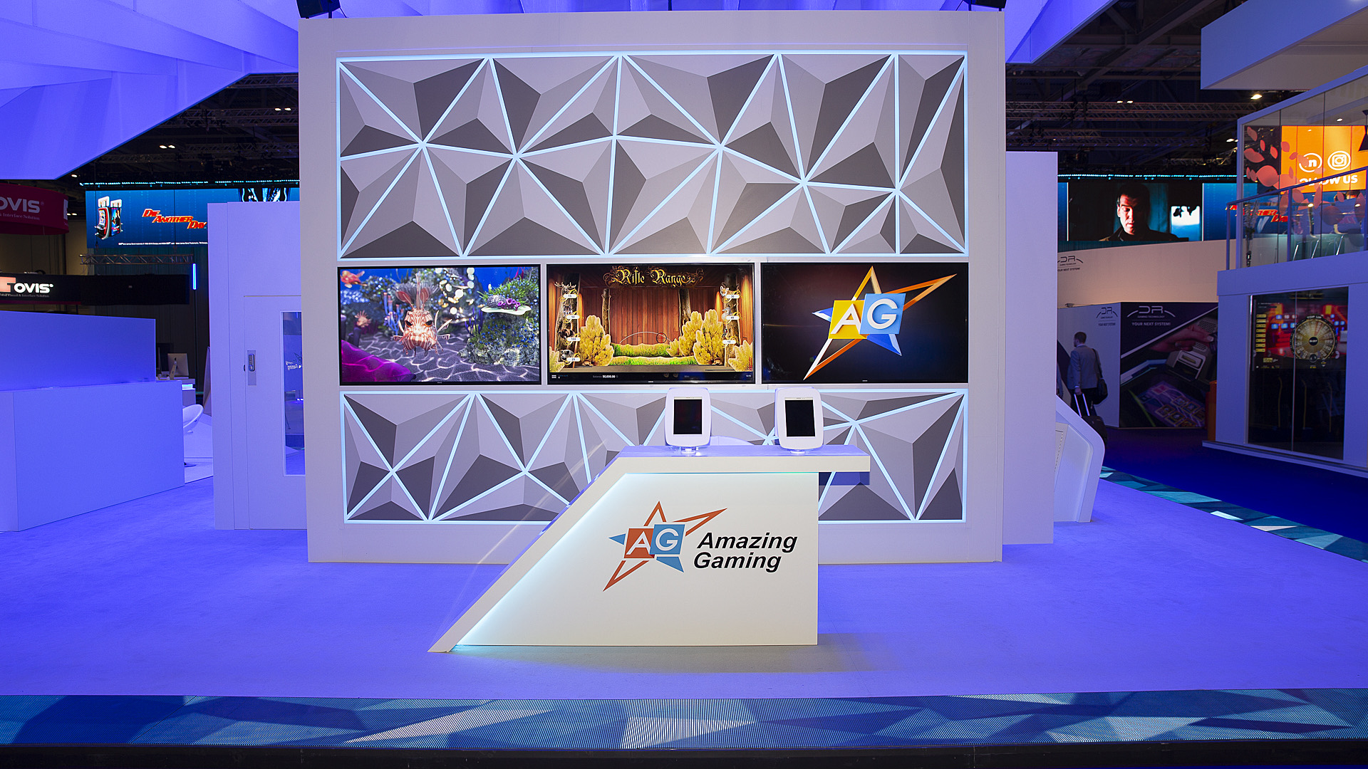 Amazing Gaming ICE London 2019 exhibition stand