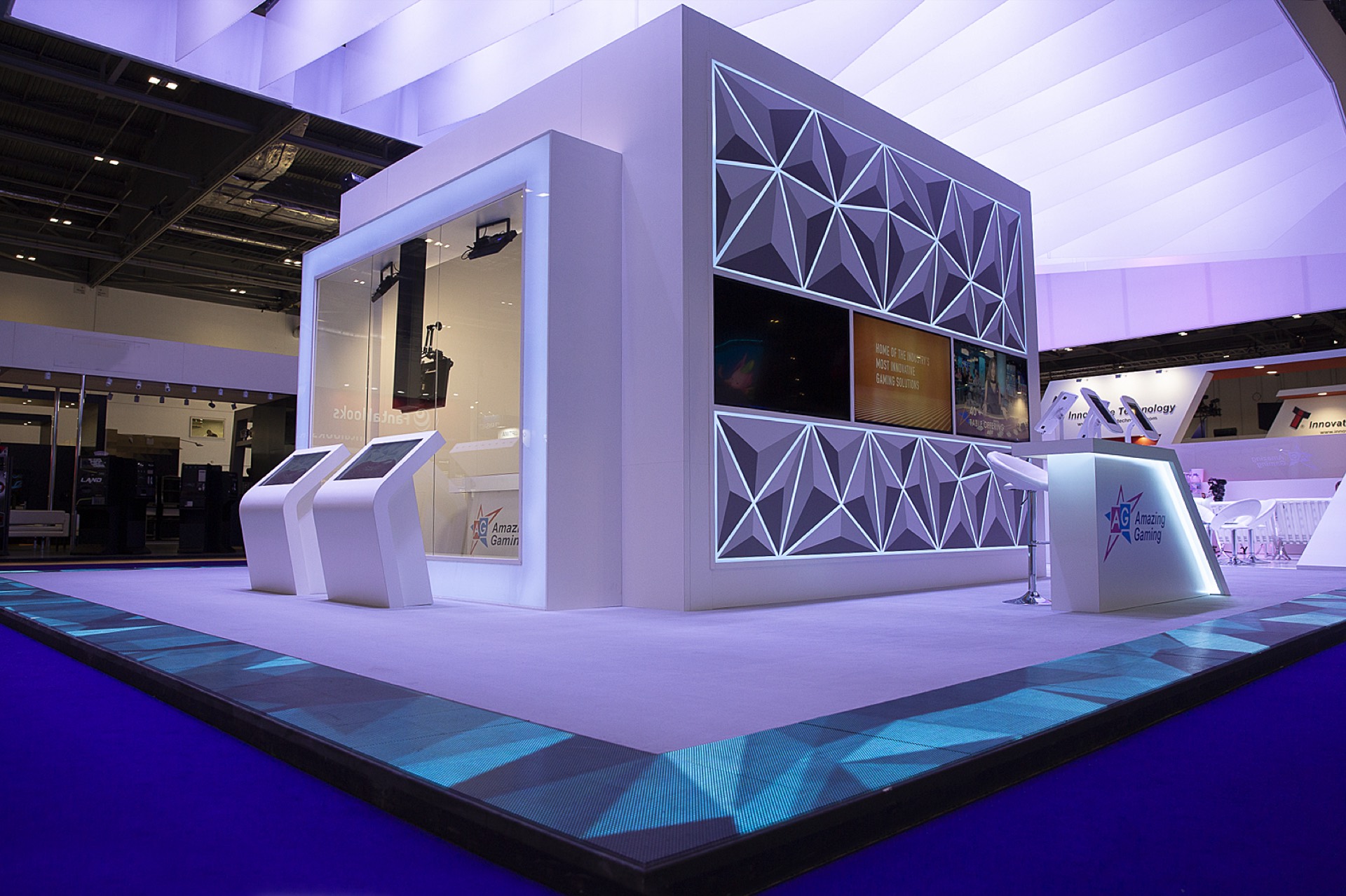 Amazing Gaming ICE London 2019 exhibition stand
