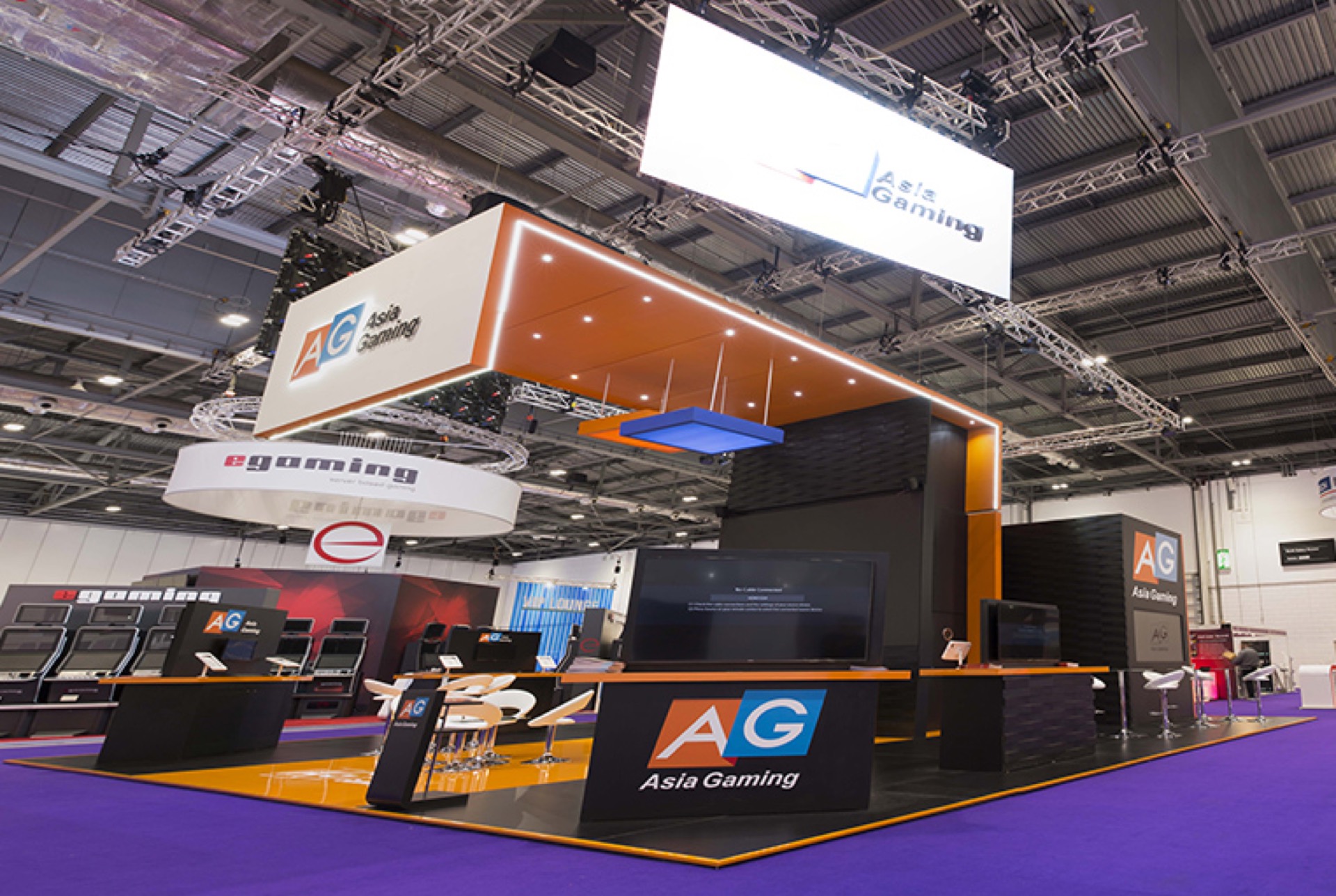 Asia Gaming ICE London 2016 exhibition stand