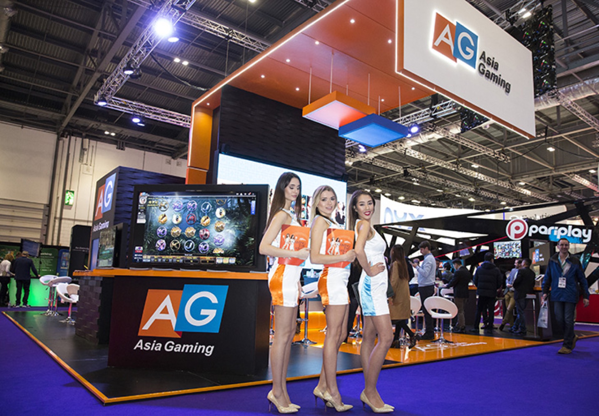Asia Gaming ICE London 2016 exhibition stand