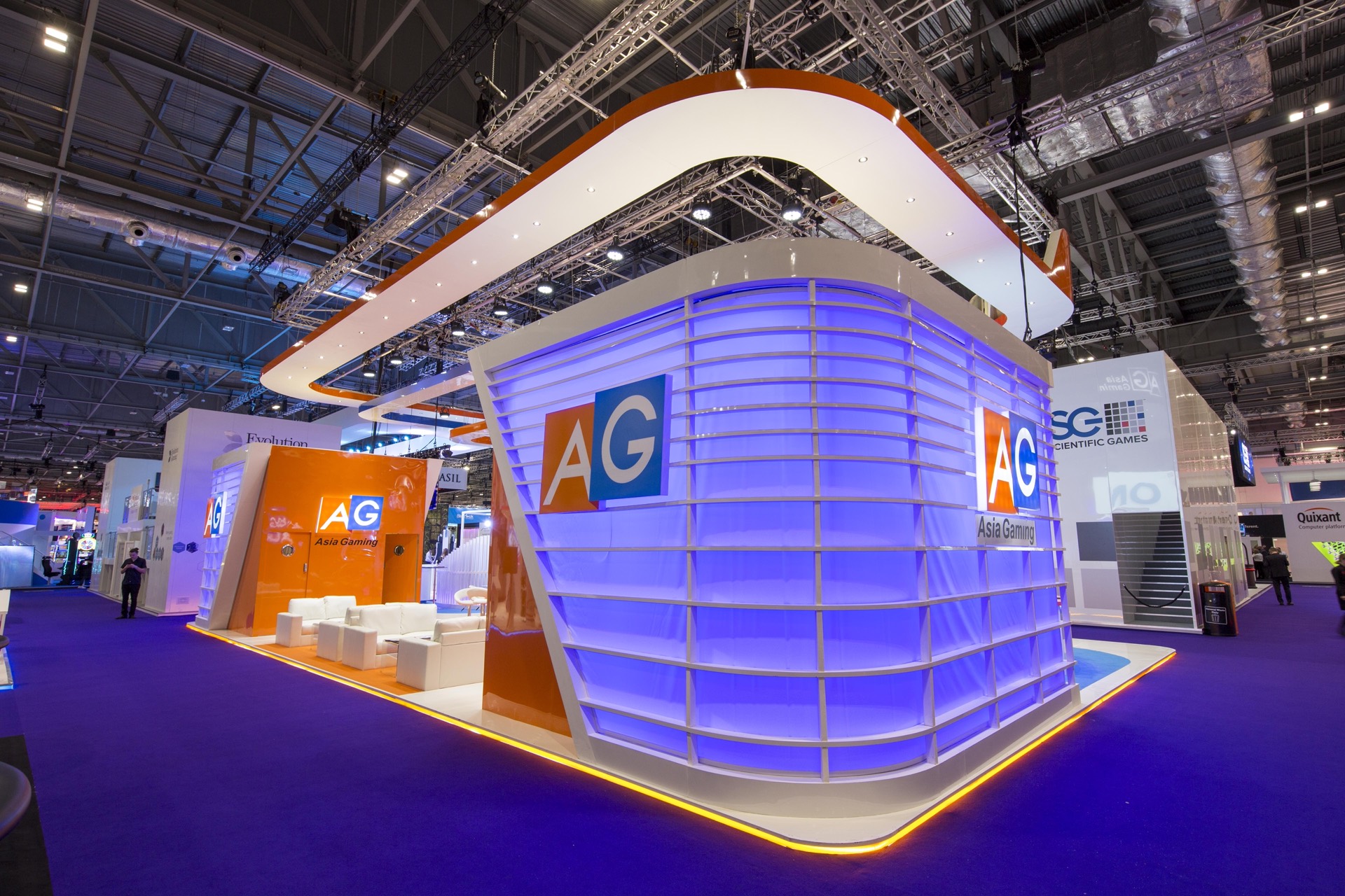 Asia Gaming ICE London 2017 exhibition stand