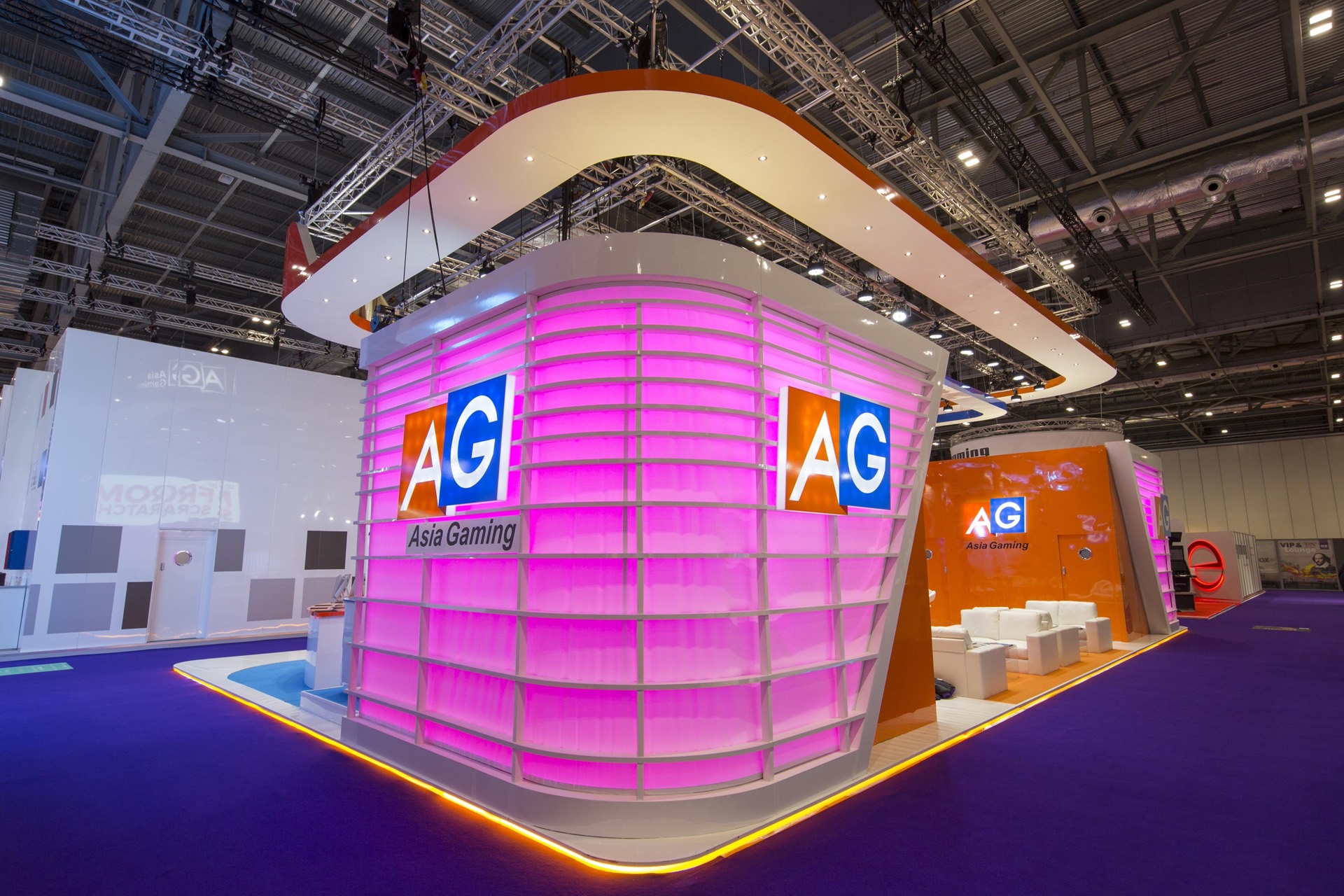 Asia Gaming ICE London 2017 exhibition stand