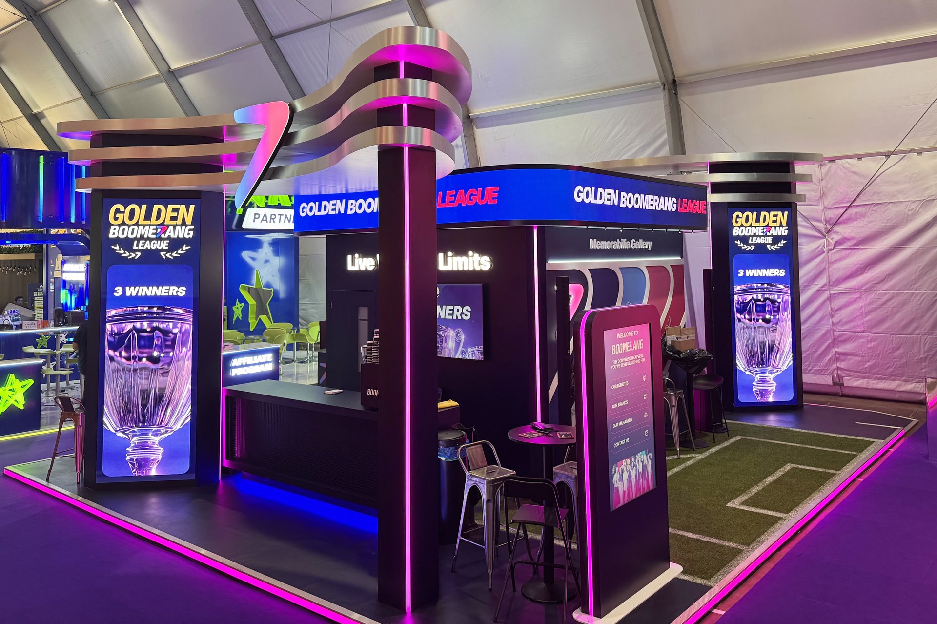 Boomerang Sbc Lisbon trade show stand