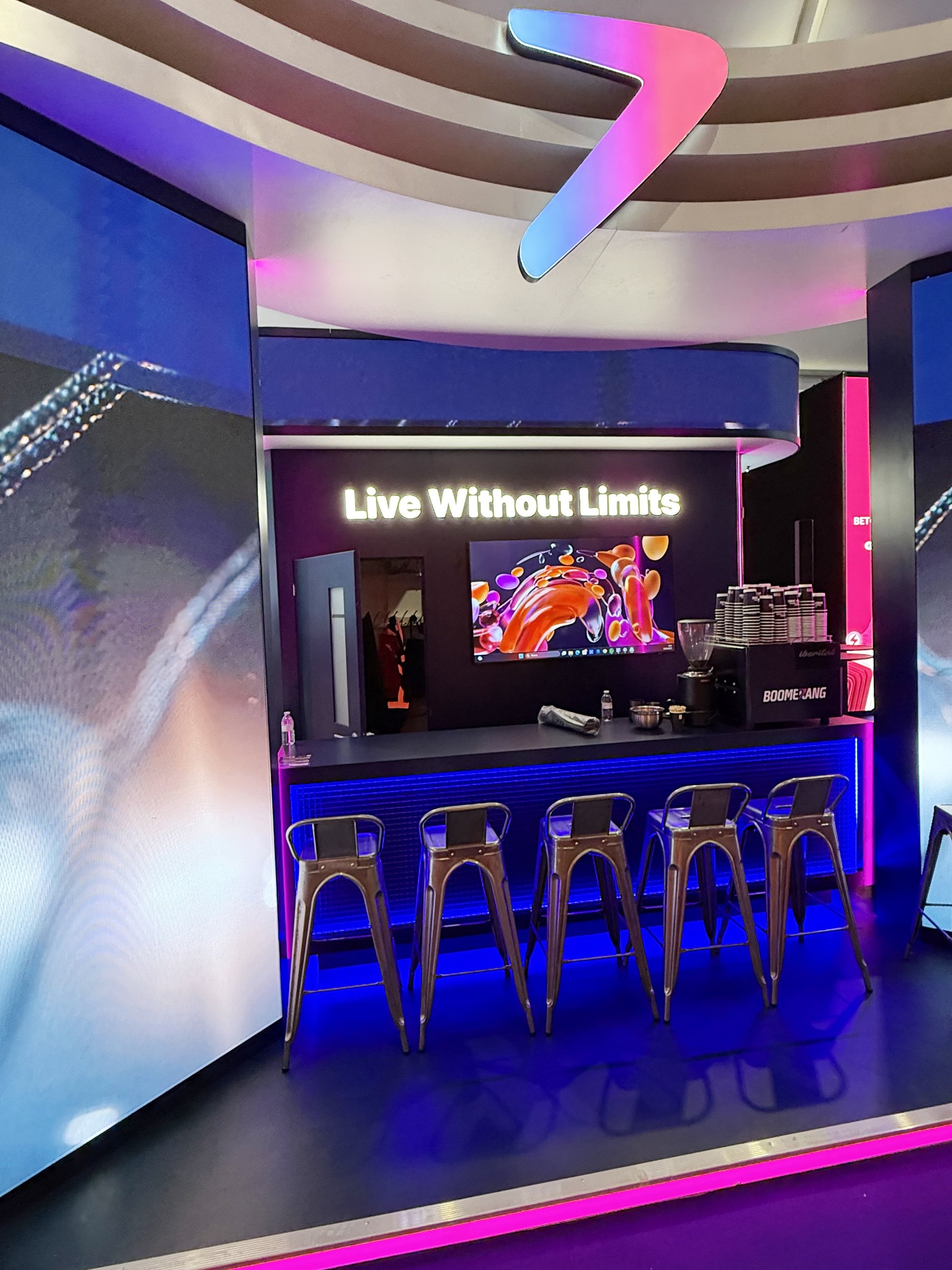 Boomerang Sbc Lisbon trade show stand