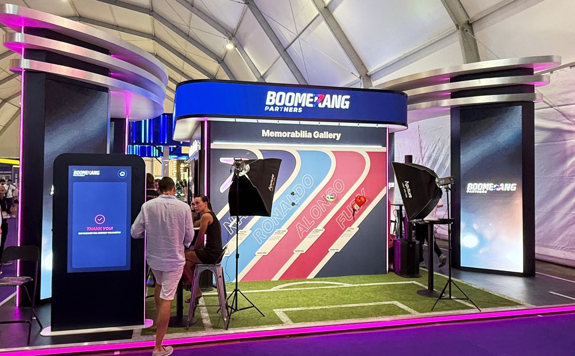 Boomerang Sbc Lisbon trade show stand
