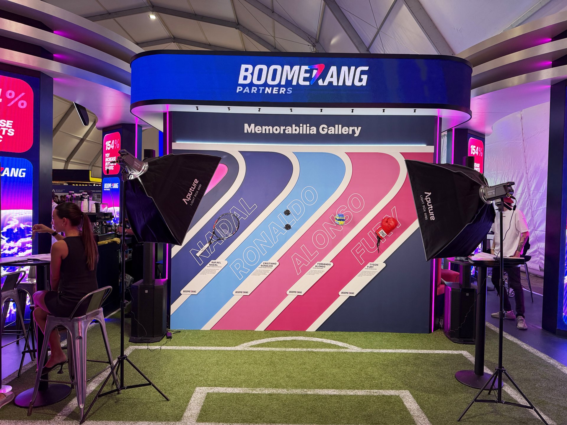 Boomerang Sbc Lisbon trade show stand