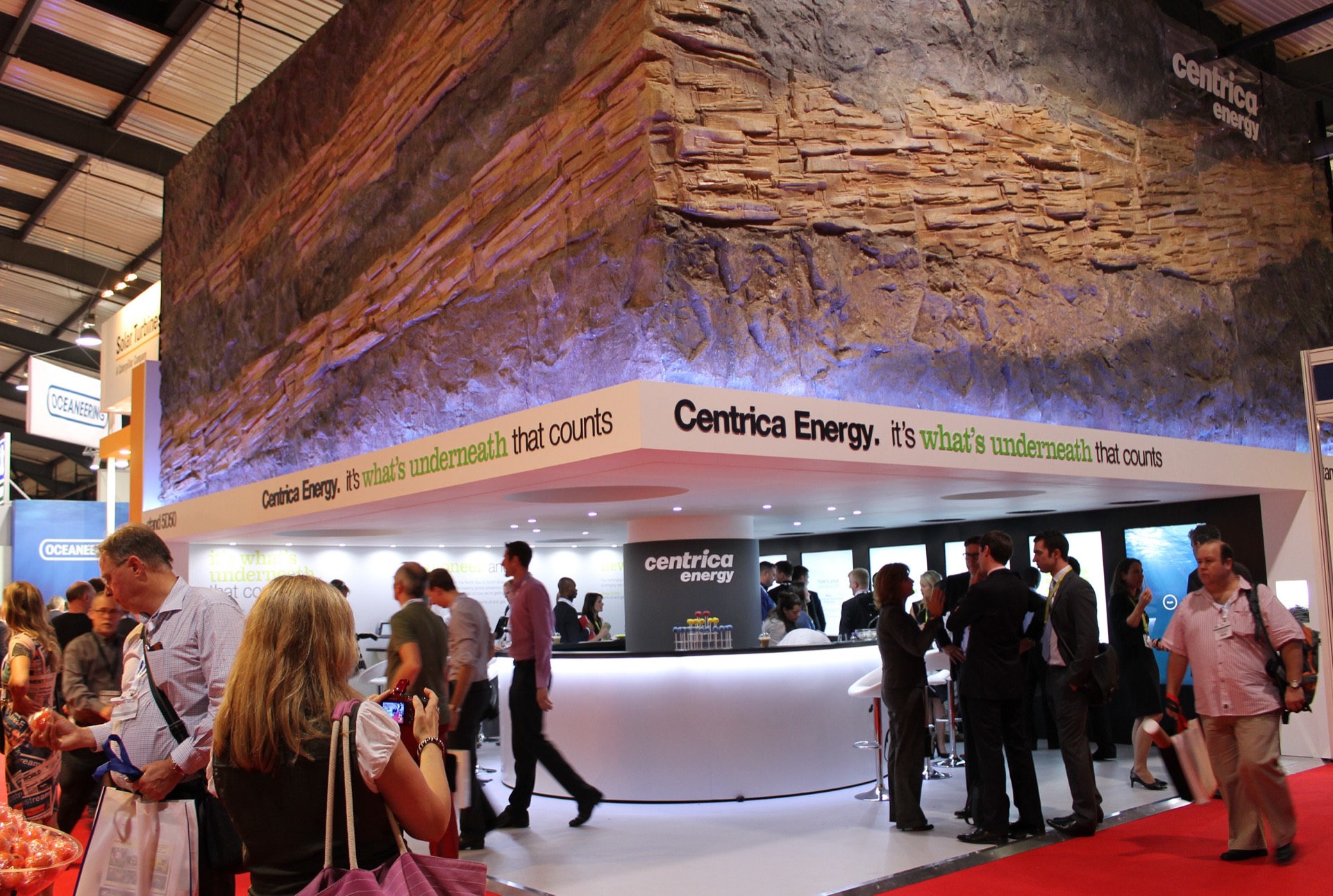 Centrica Offshore Europe 2019 exhibition stand