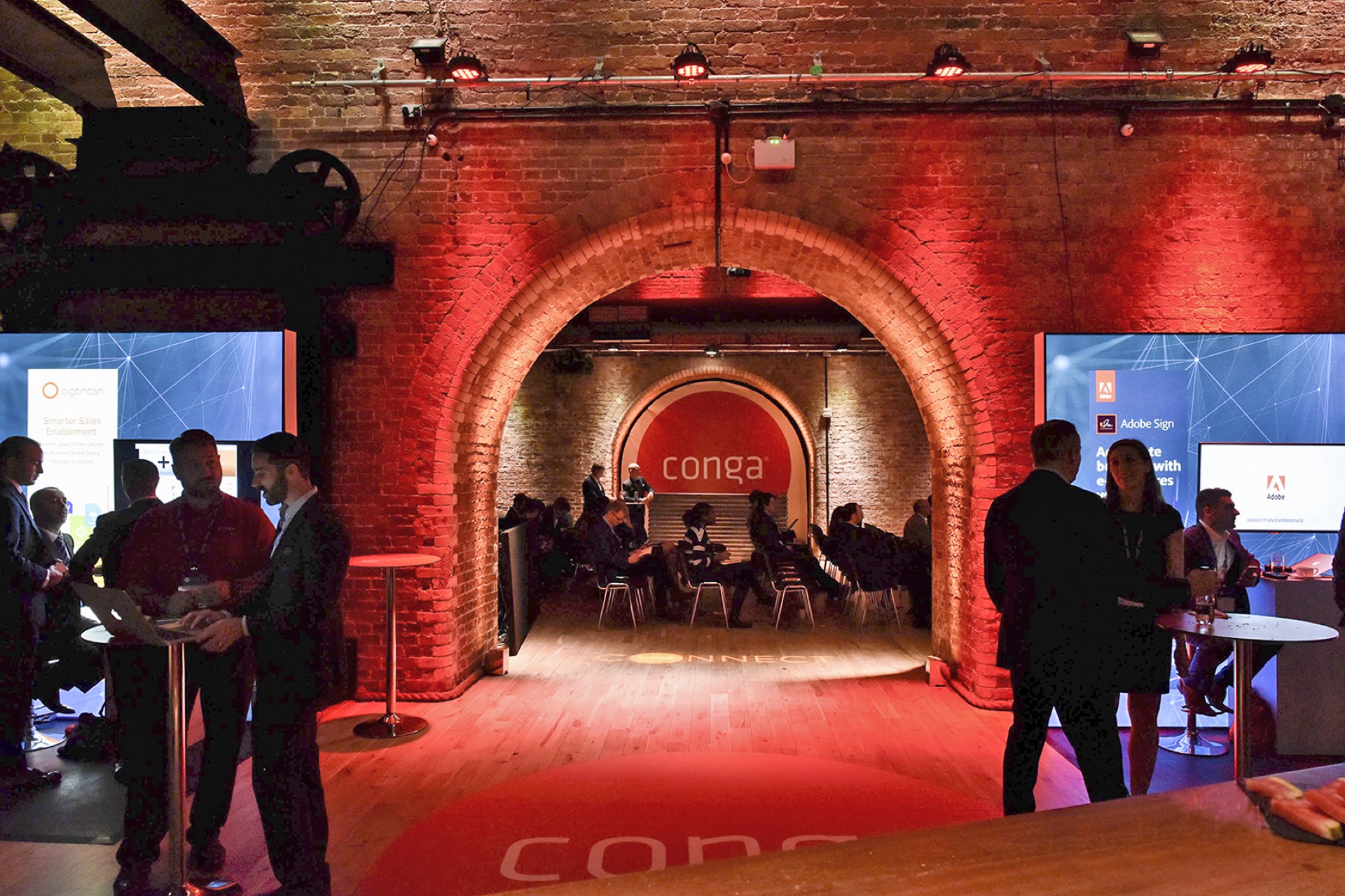 Conga & Adobe Brand Activation exhibition stand