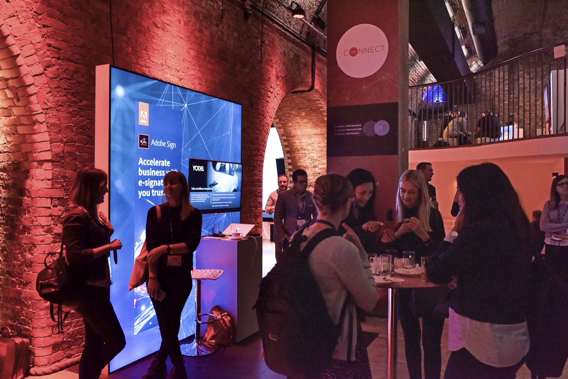 Conga & Adobe Brand Activation exhibition stand