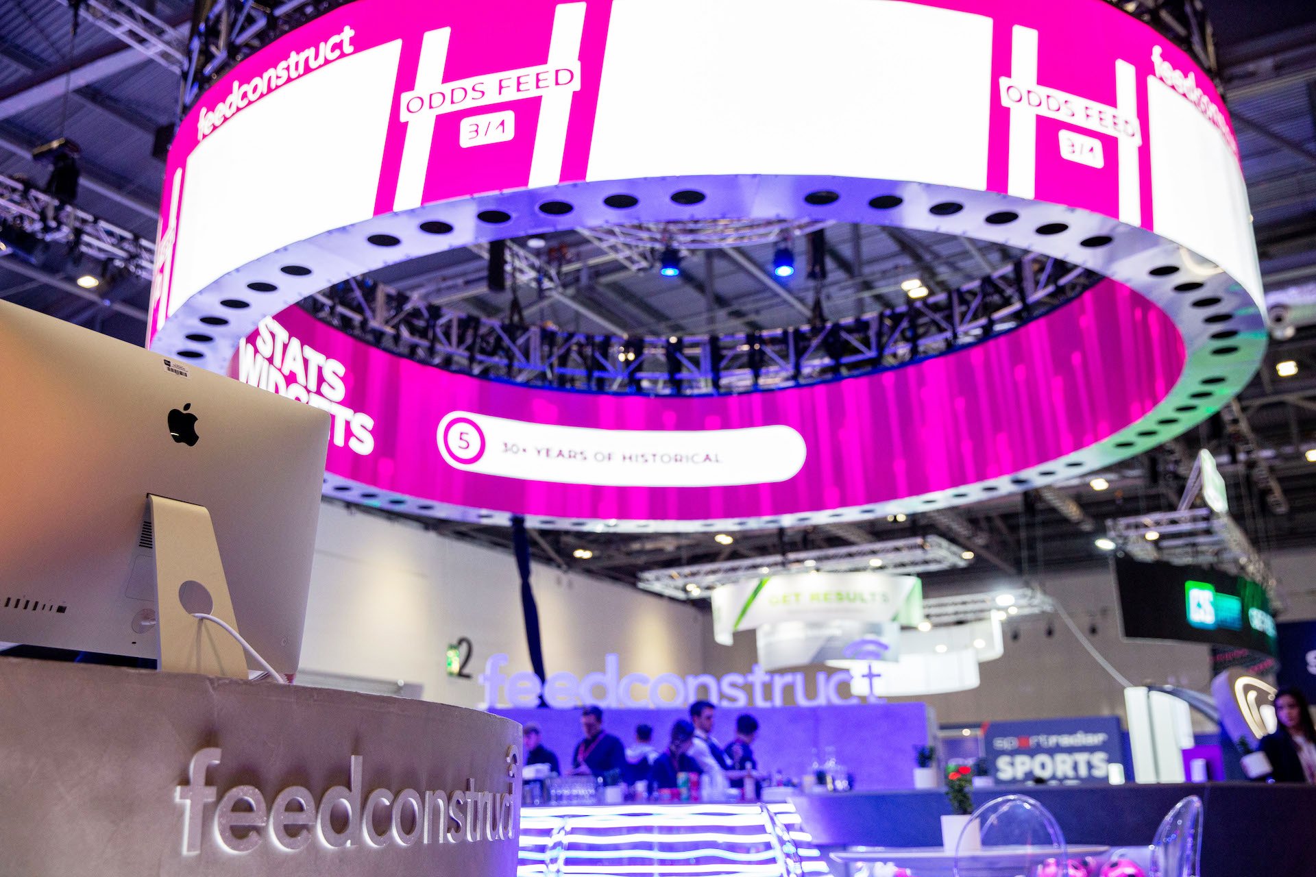 Feedconstruct Ice London ICE London exhibition stand