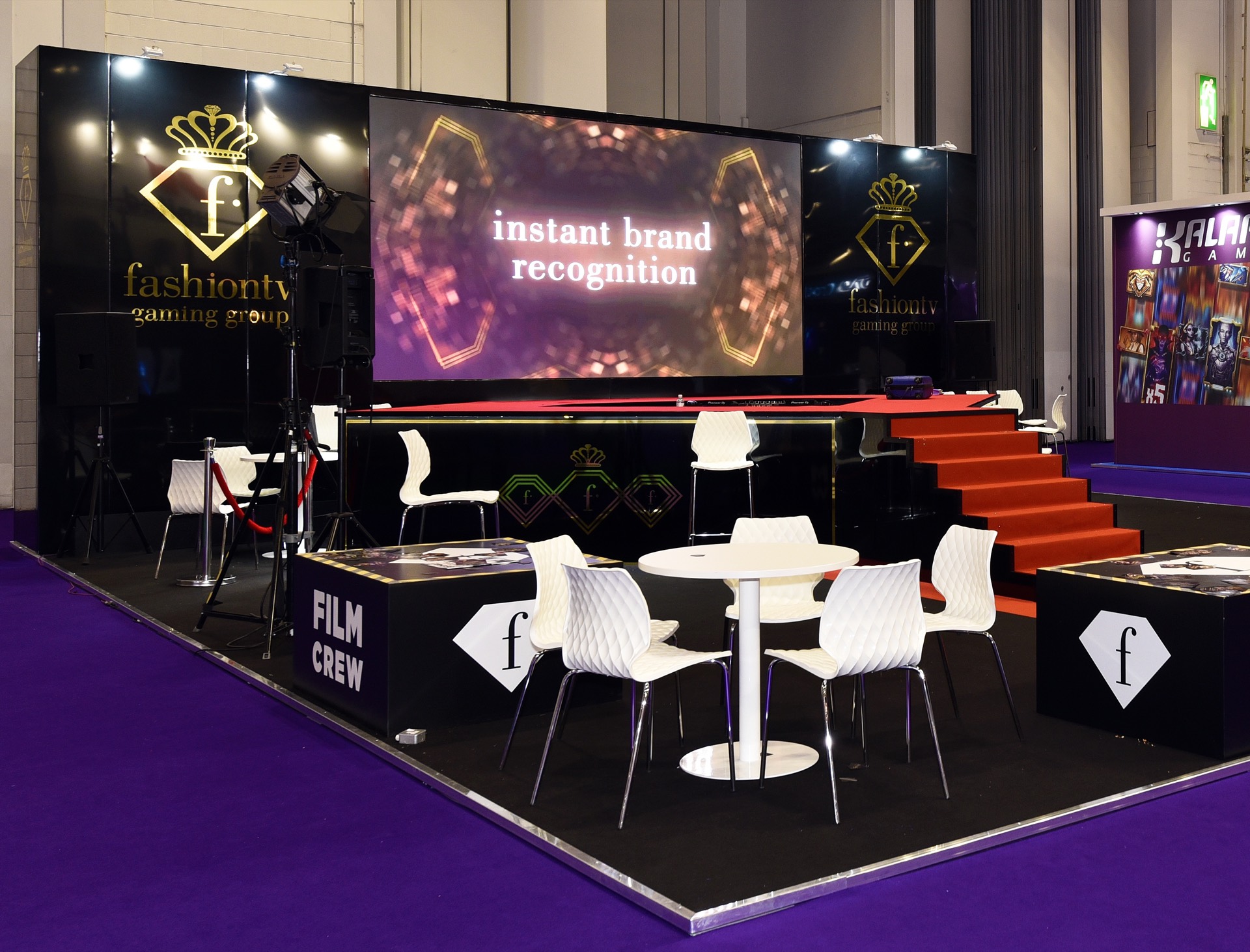 FashionTV Gaming Group ICE London 2020 exhibition stand