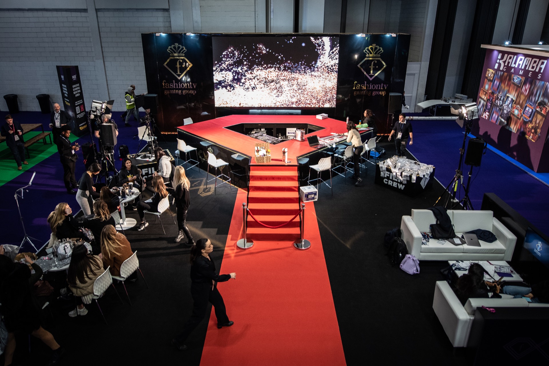 FashionTV Gaming Group ICE London 2020 exhibition stand