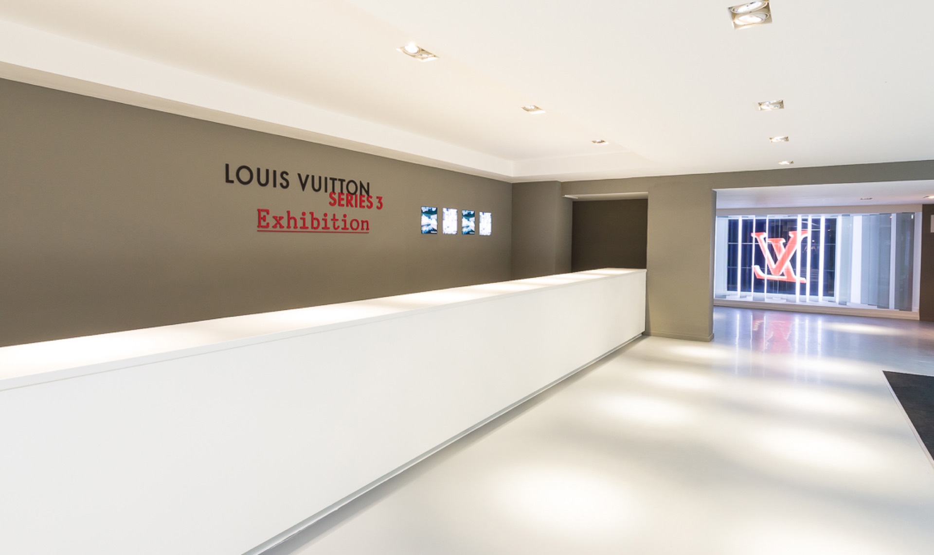 Louis Vuitton Series 3 Exhibition exhibition stand