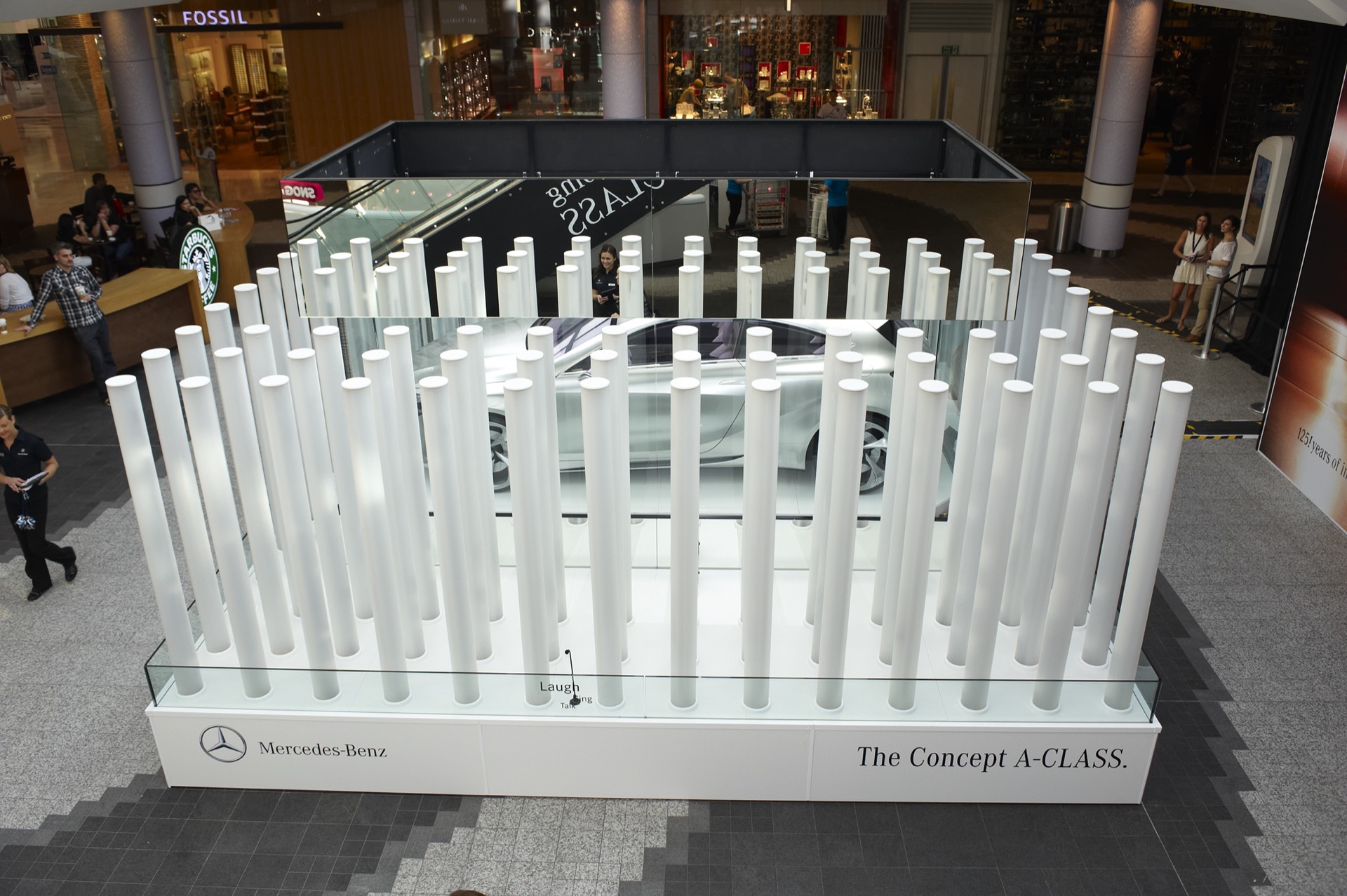 Mercedes-Benz A-Class UK Launch exhibition stand