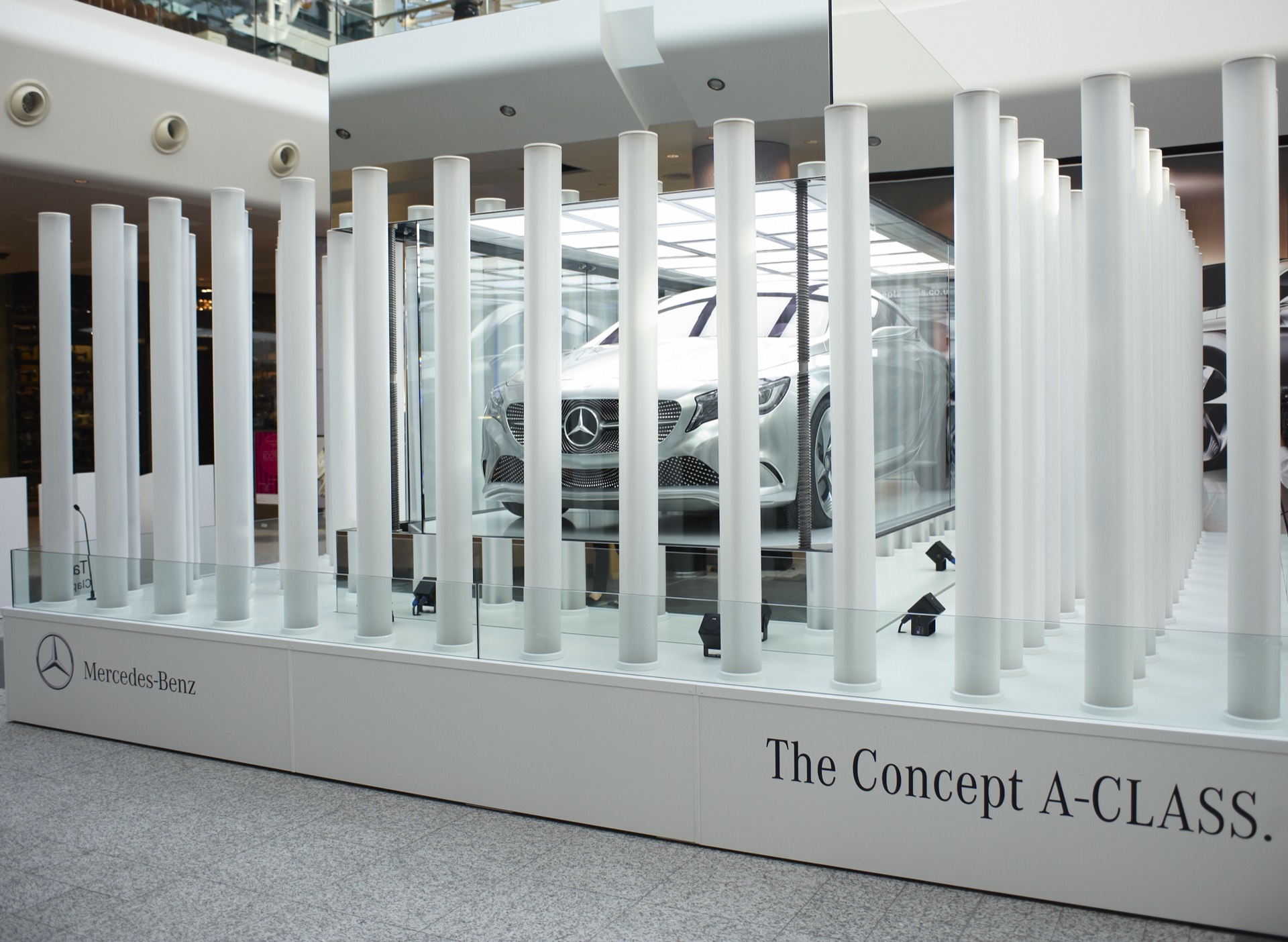 Mercedes-Benz A-Class UK Launch exhibition stand
