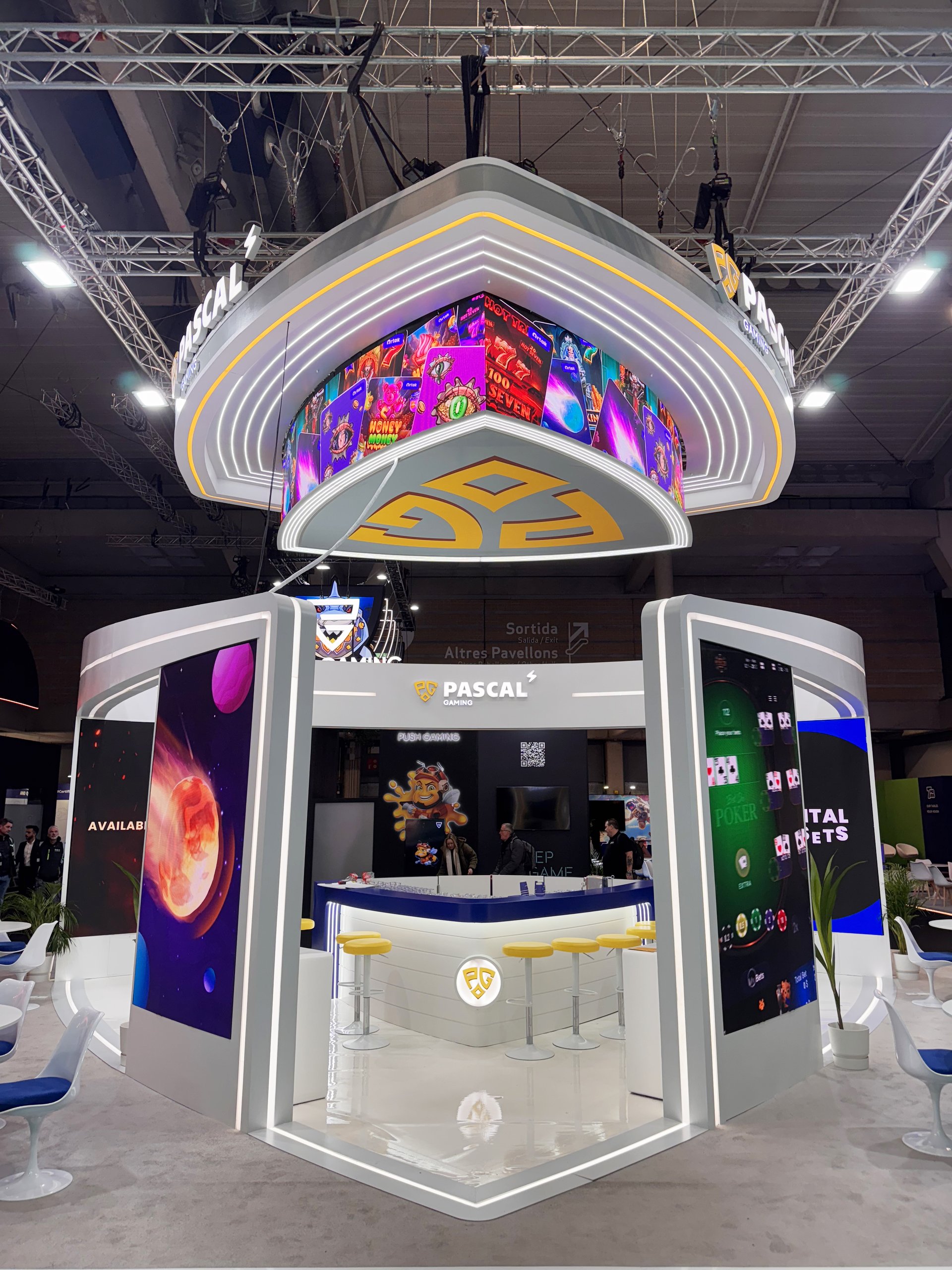 Pascal Gaming Ice Barcelona gaming exhibition stand