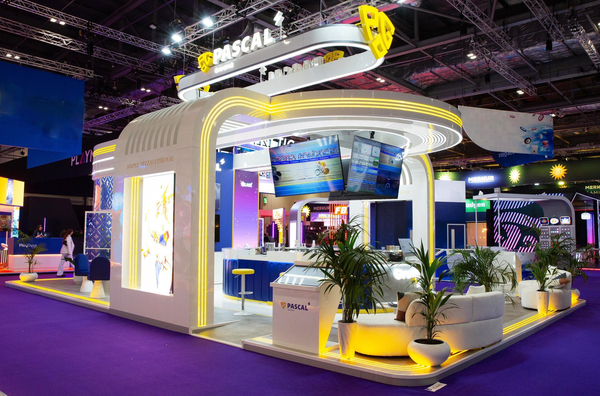 Pascal Gaming Ice London gaming exhibition stand