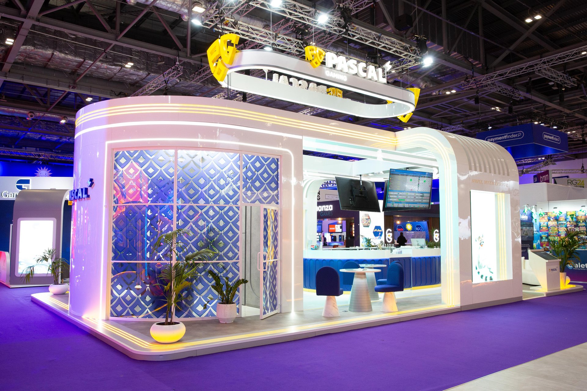 Pascal Gaming Ice London gaming exhibition stand