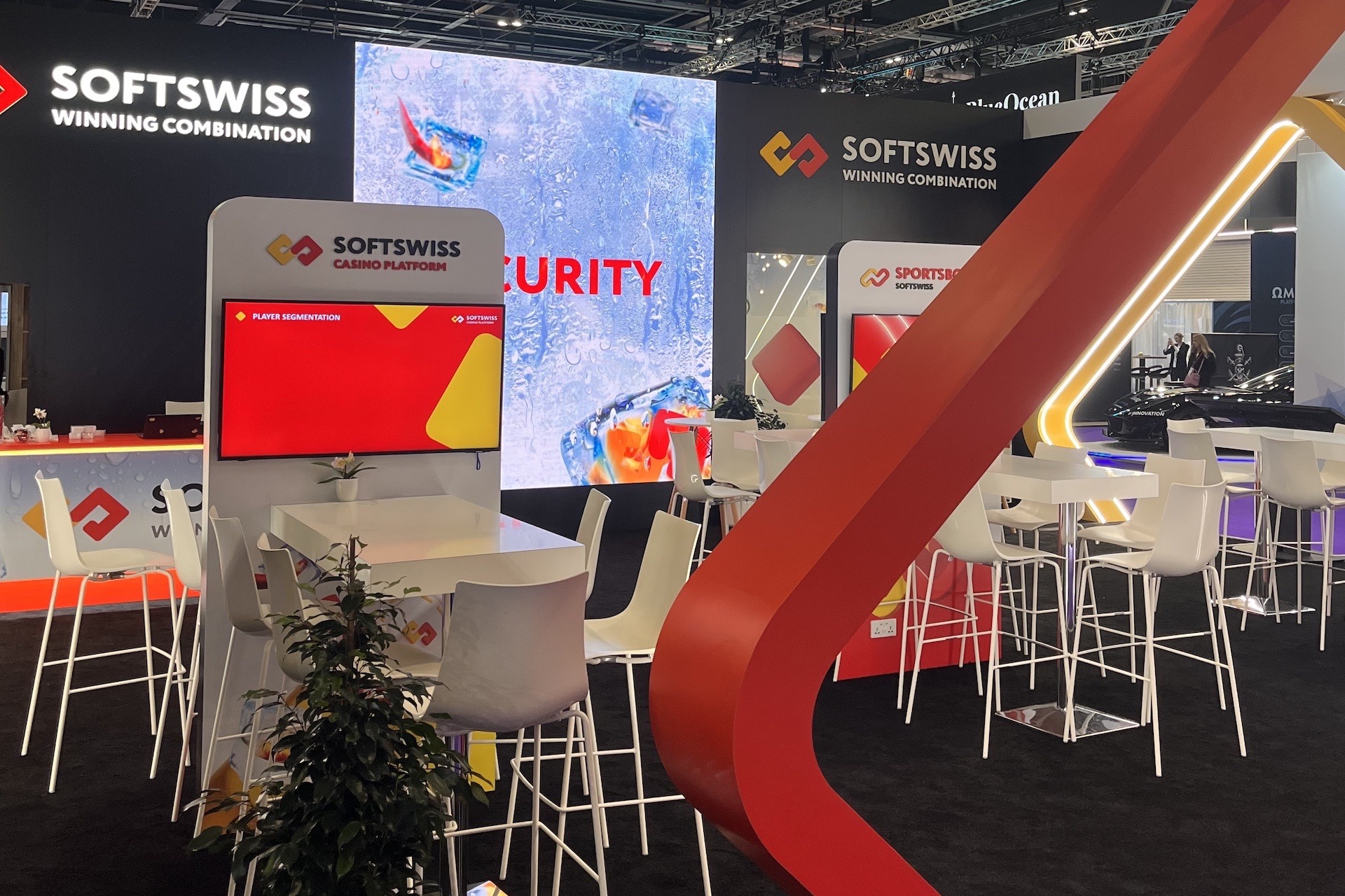 SOFTSWISS ICE London 2023 exhibition stand