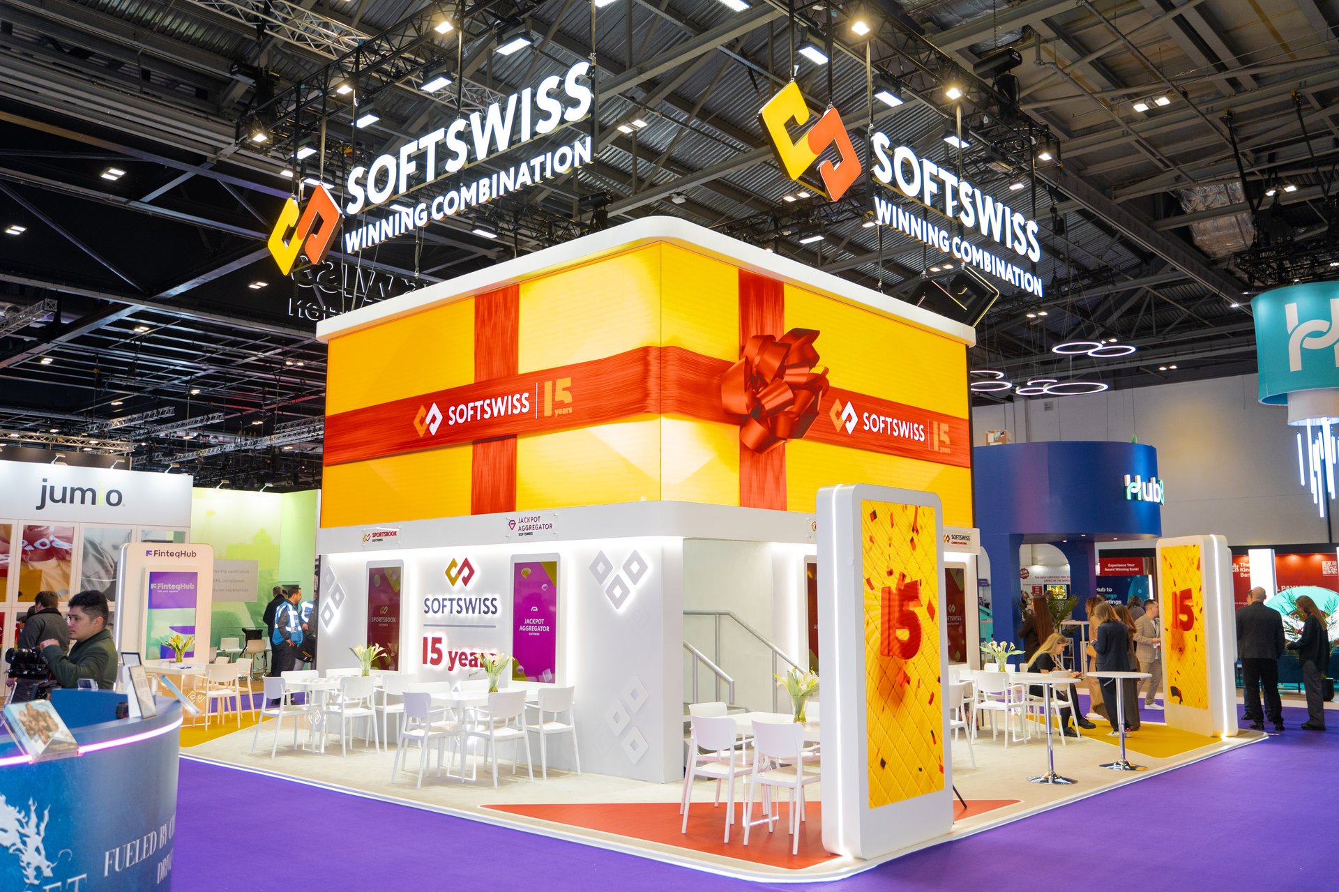 Softswiss Ice London exhibition stand