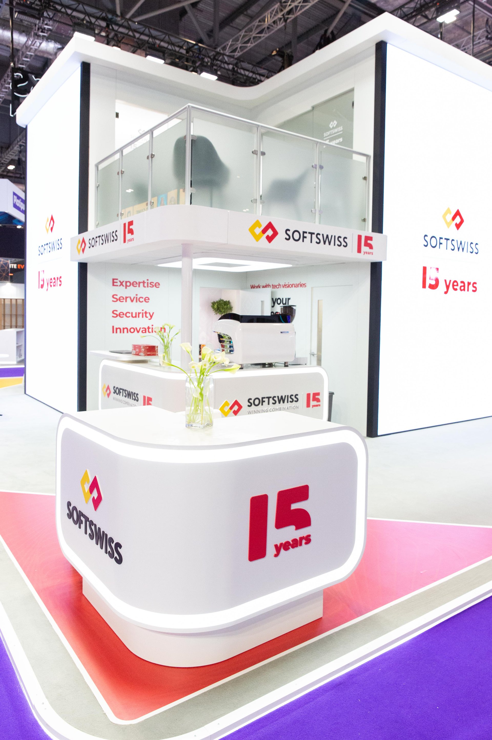 Softswiss Ice London exhibition stand
