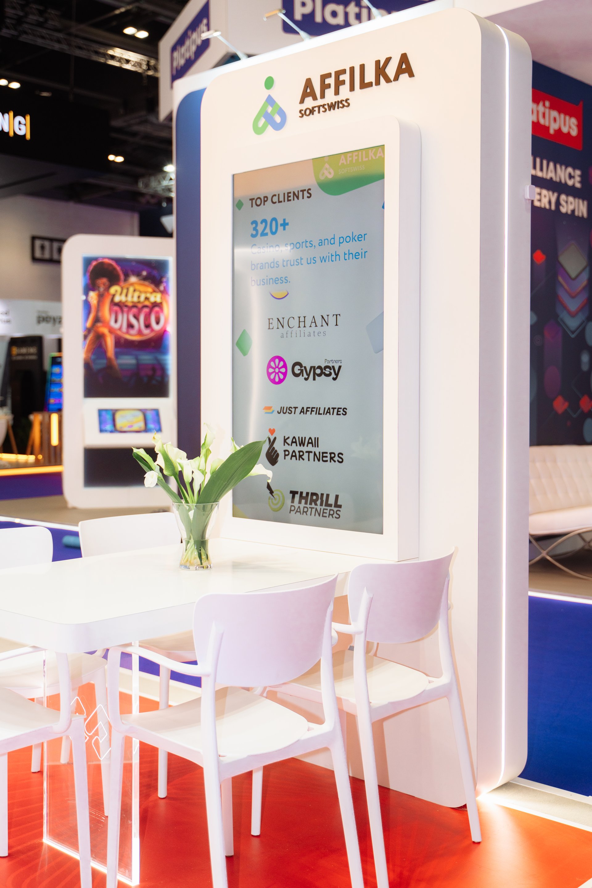 Softswiss Ice London exhibition stand
