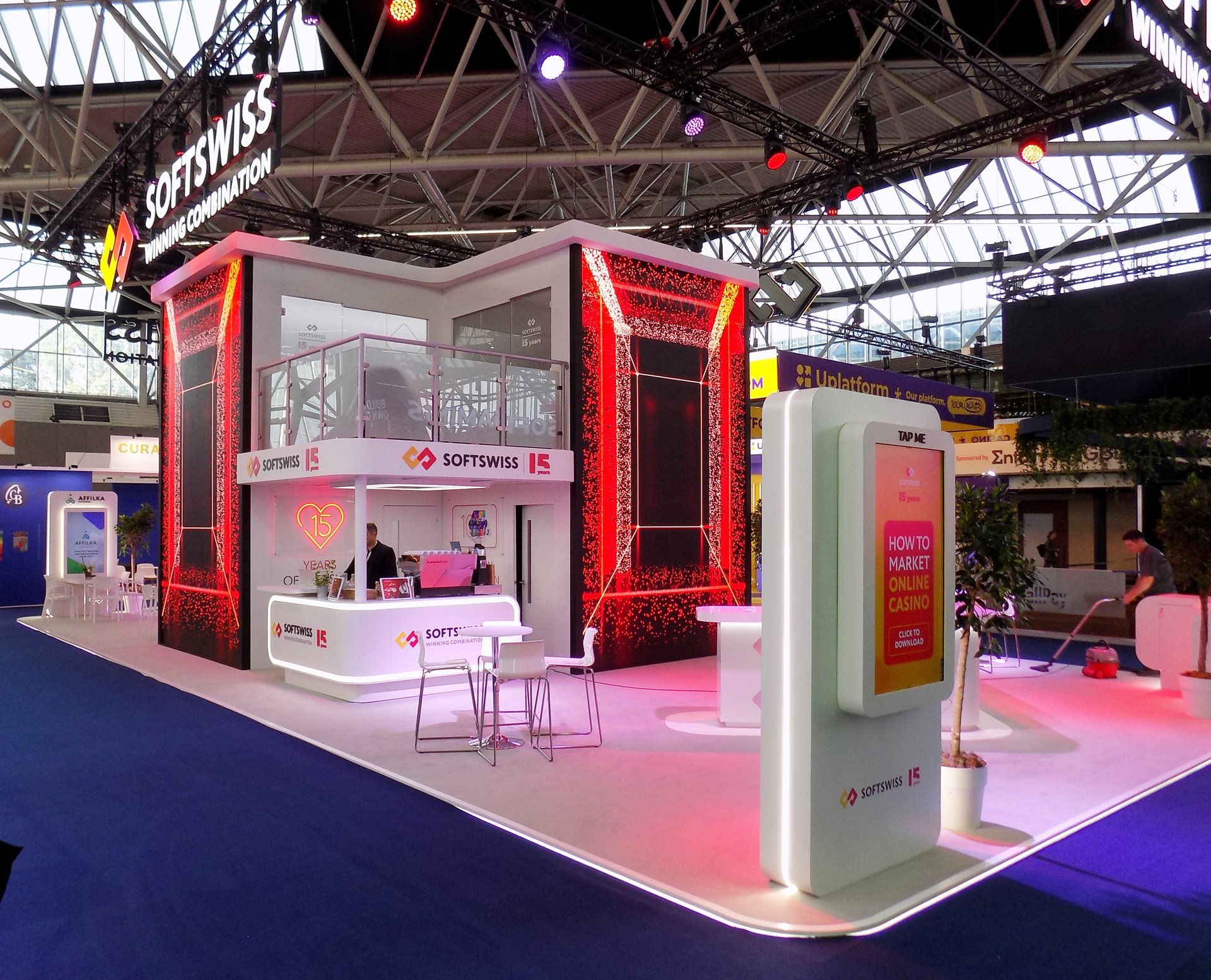 Softswiss Igb Amsterdam exhibition stand