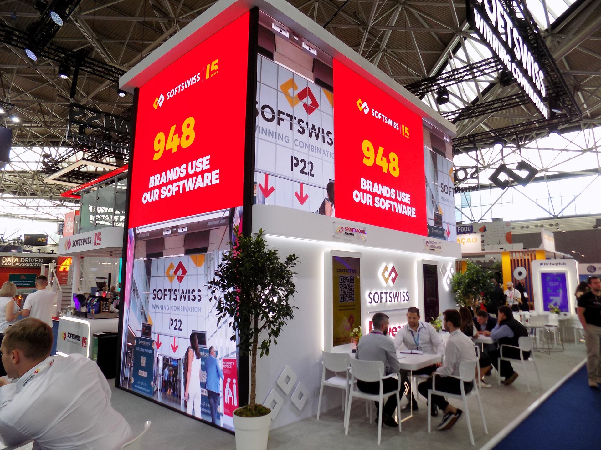 Softswiss Igb Amsterdam exhibition stand