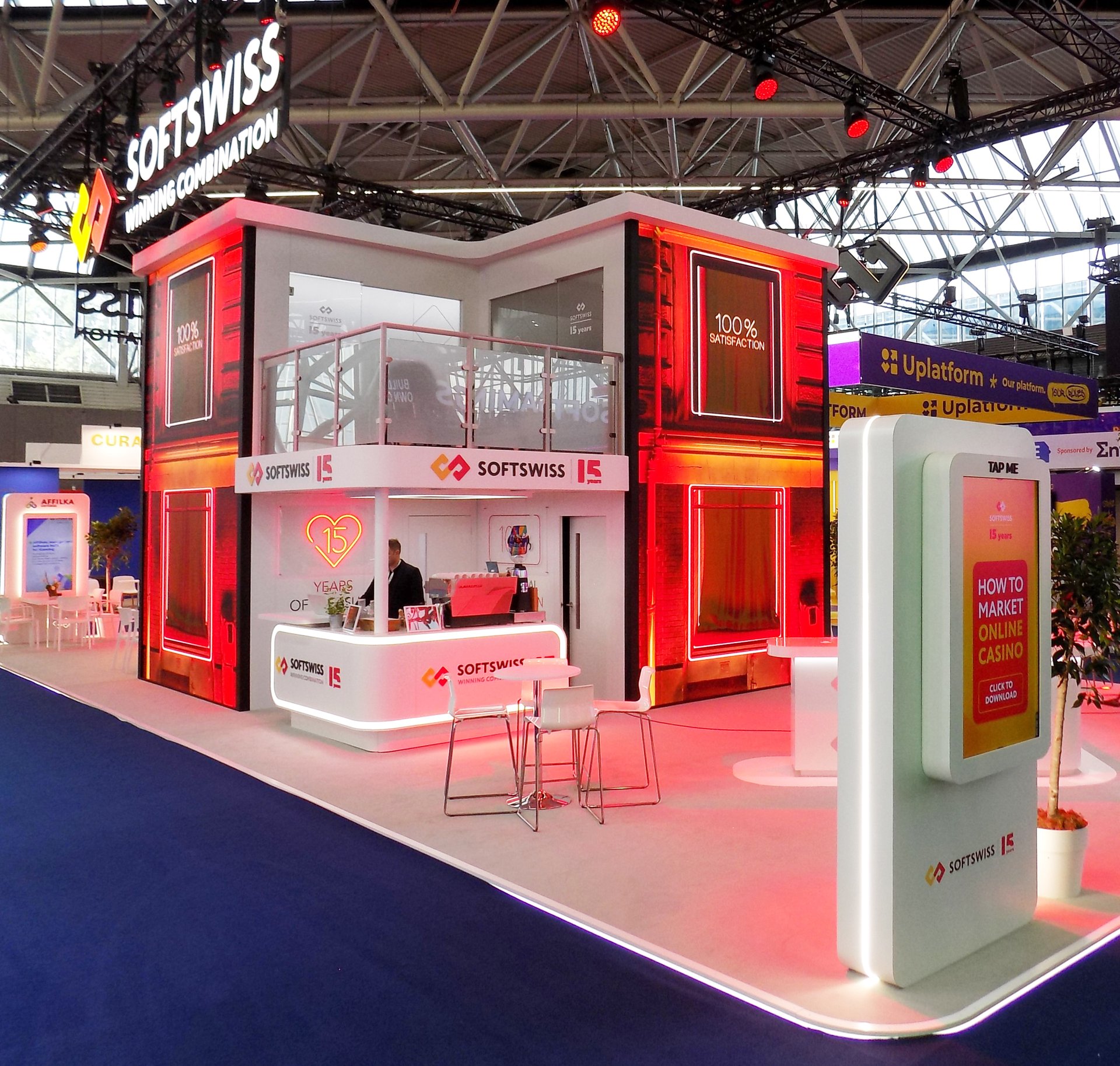 Softswiss Igb Amsterdam exhibition stand