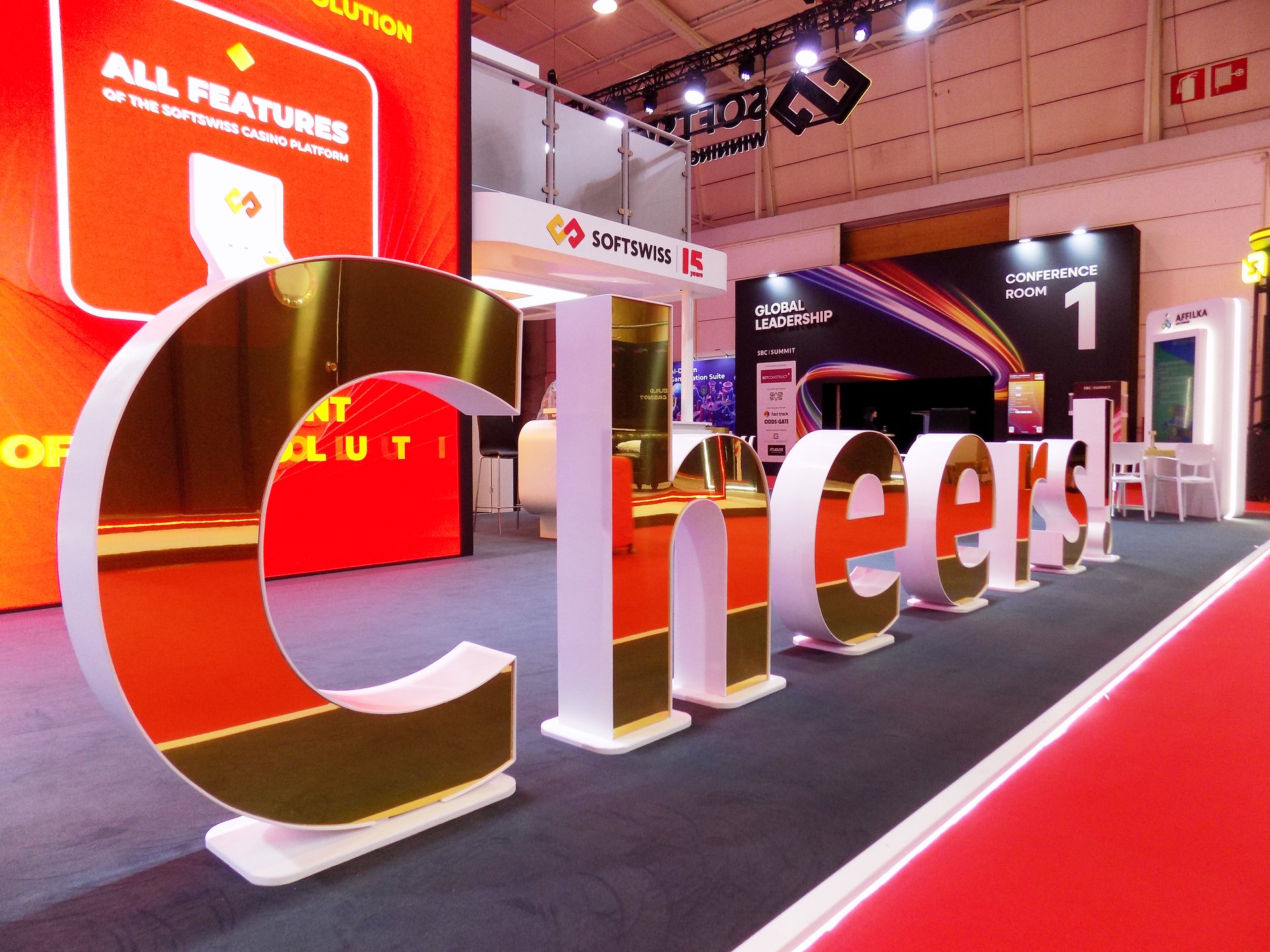 Softswiss Sbc Lisbon exhibition stand