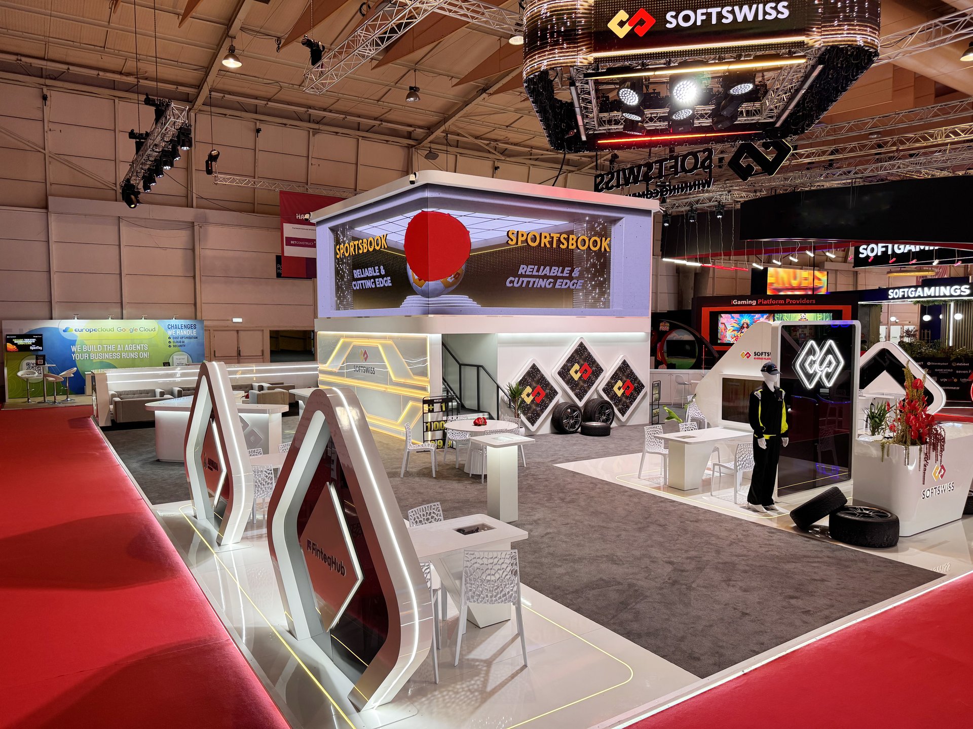 Softswiss Sbc Lisbon exhibition stand