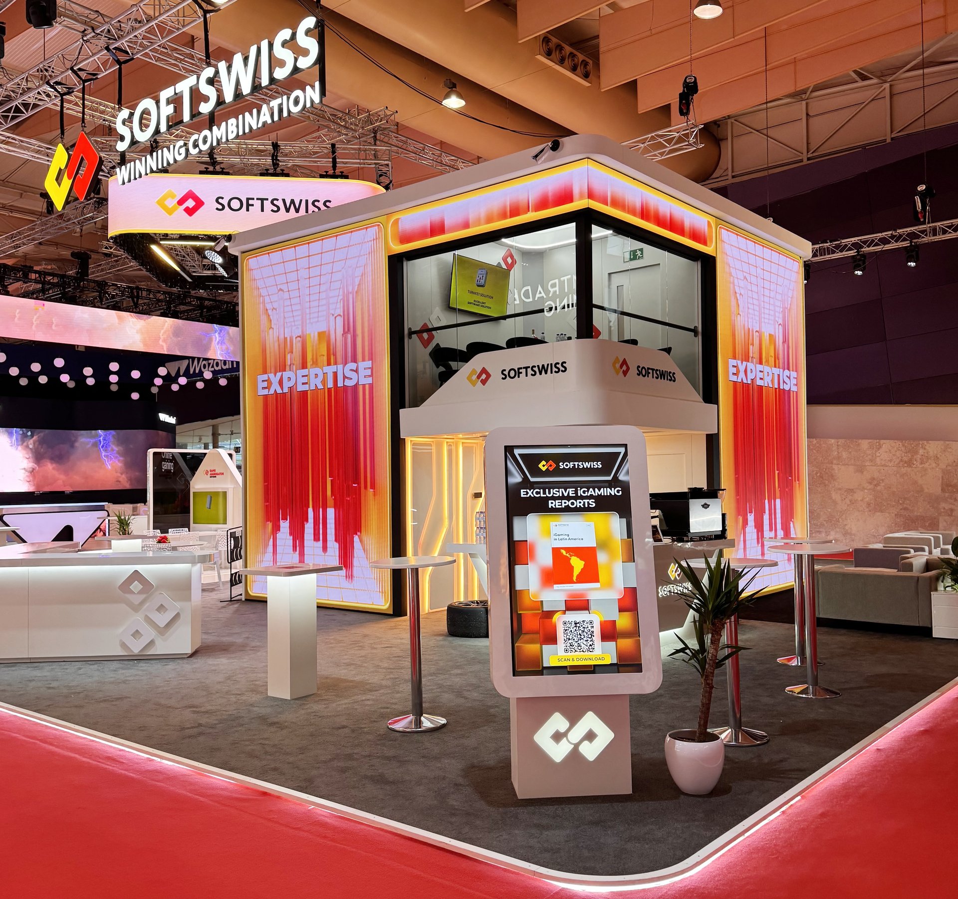 Softswiss Sbc Lisbon exhibition stand