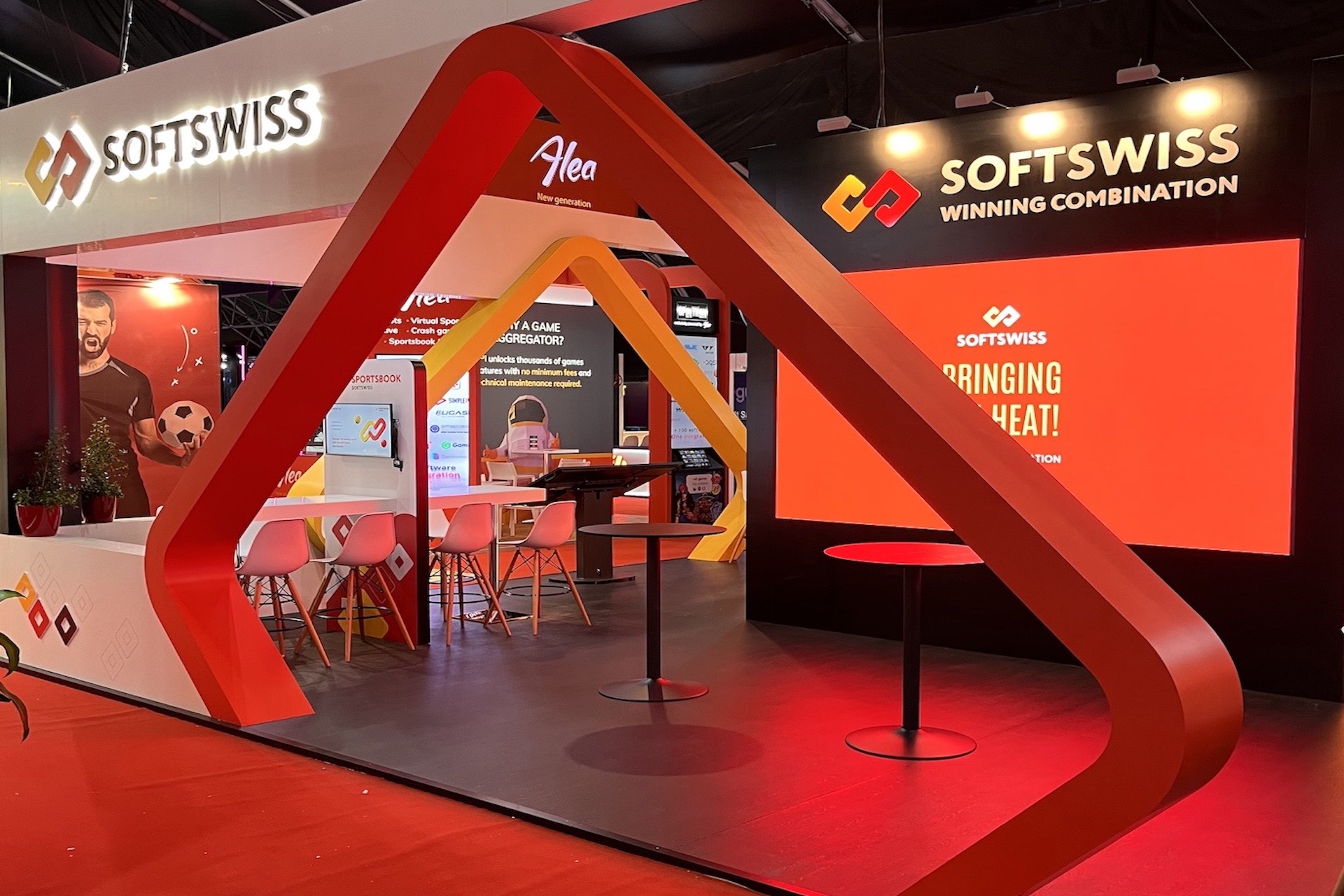 SOFTSWISS SiGMA Malta 2022 exhibition stand