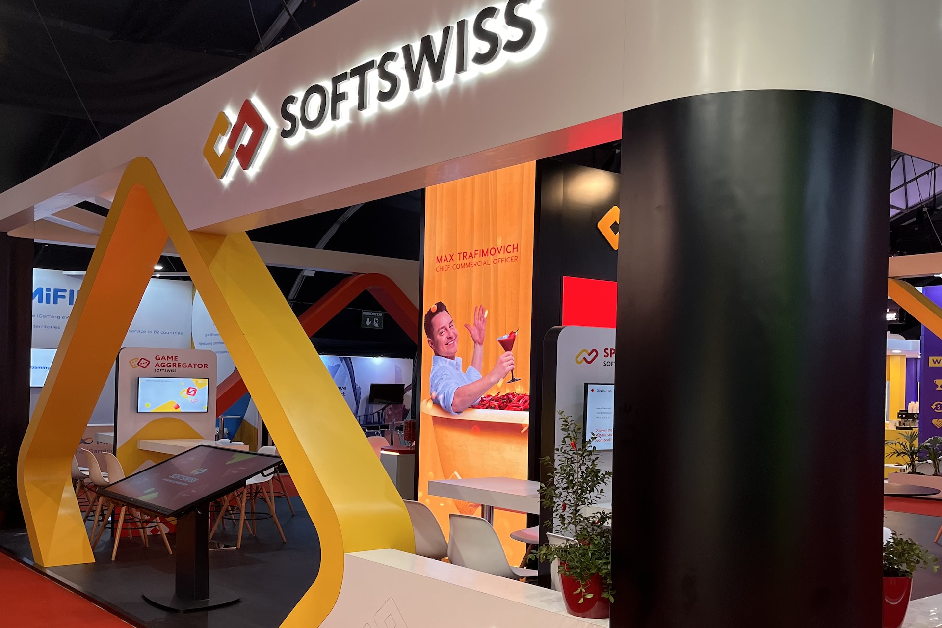 SOFTSWISS SiGMA Malta 2022 exhibition stand