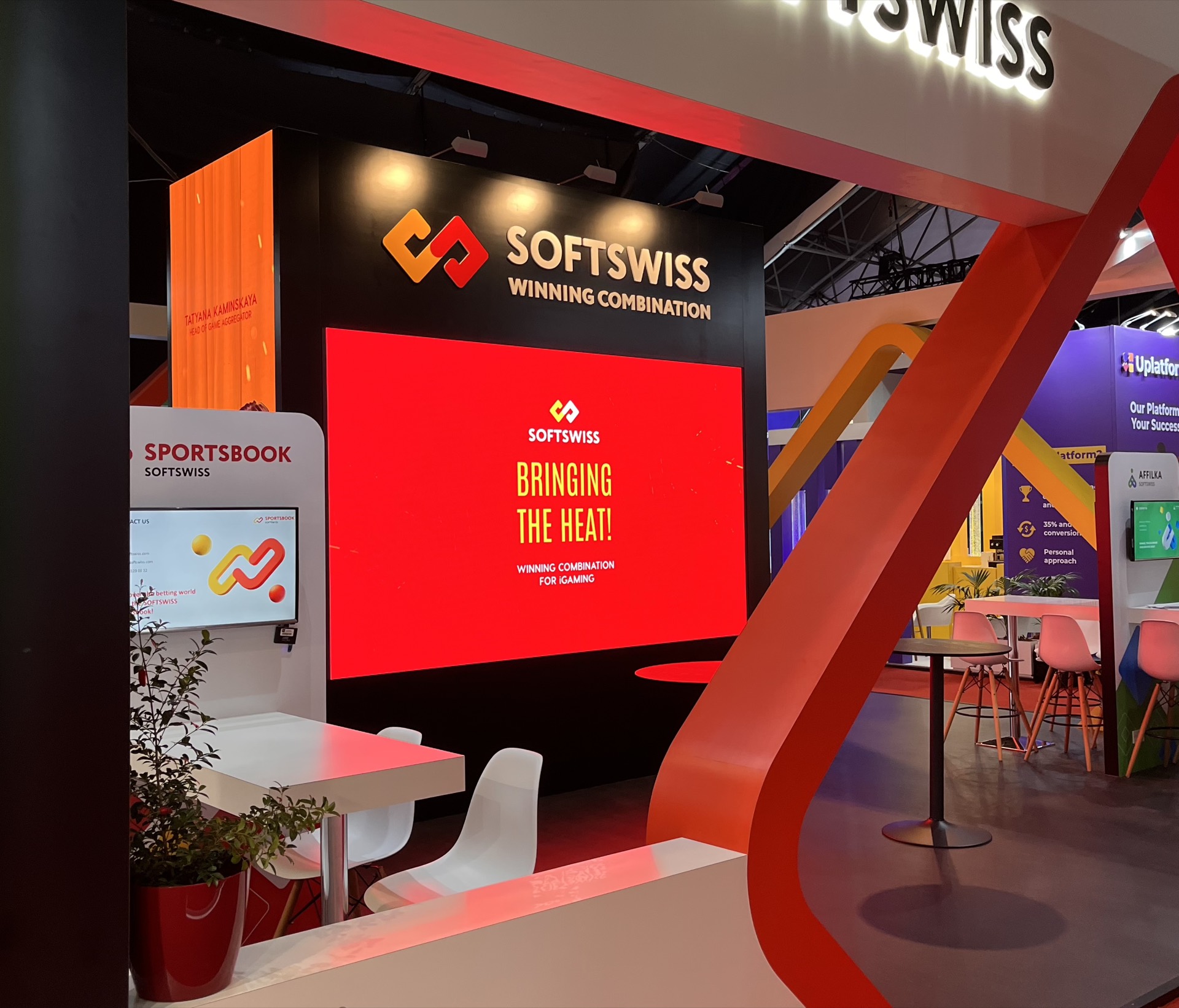 SOFTSWISS SiGMA Malta 2022 exhibition stand