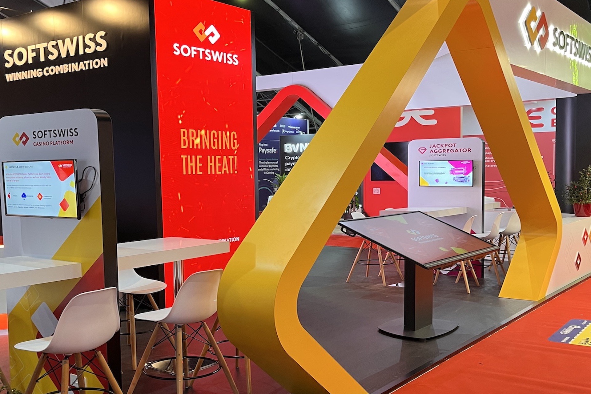 SOFTSWISS SiGMA Malta 2022 exhibition stand