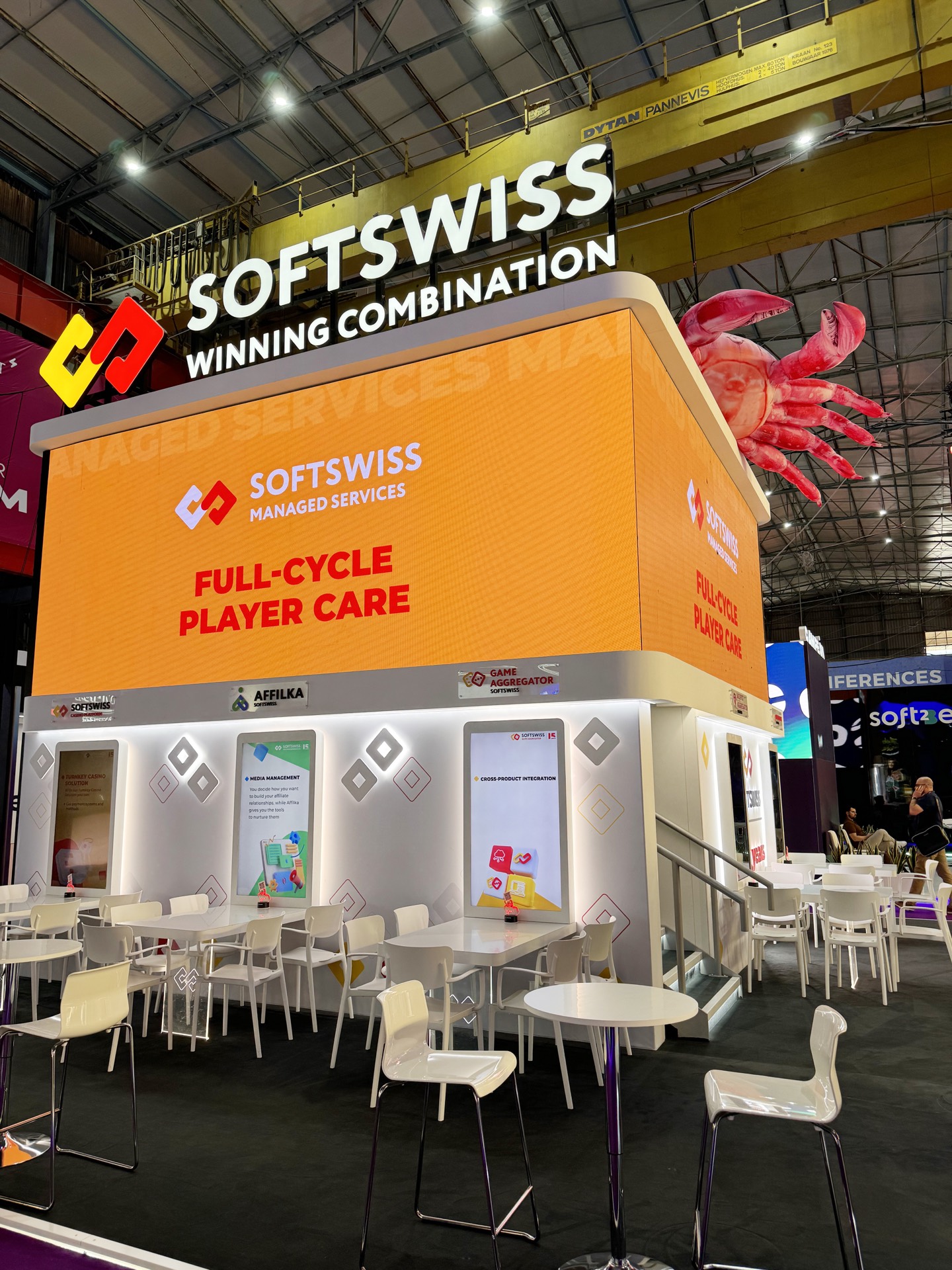 SOFTSWISS SiGMA Malta 2024 exhibition stand