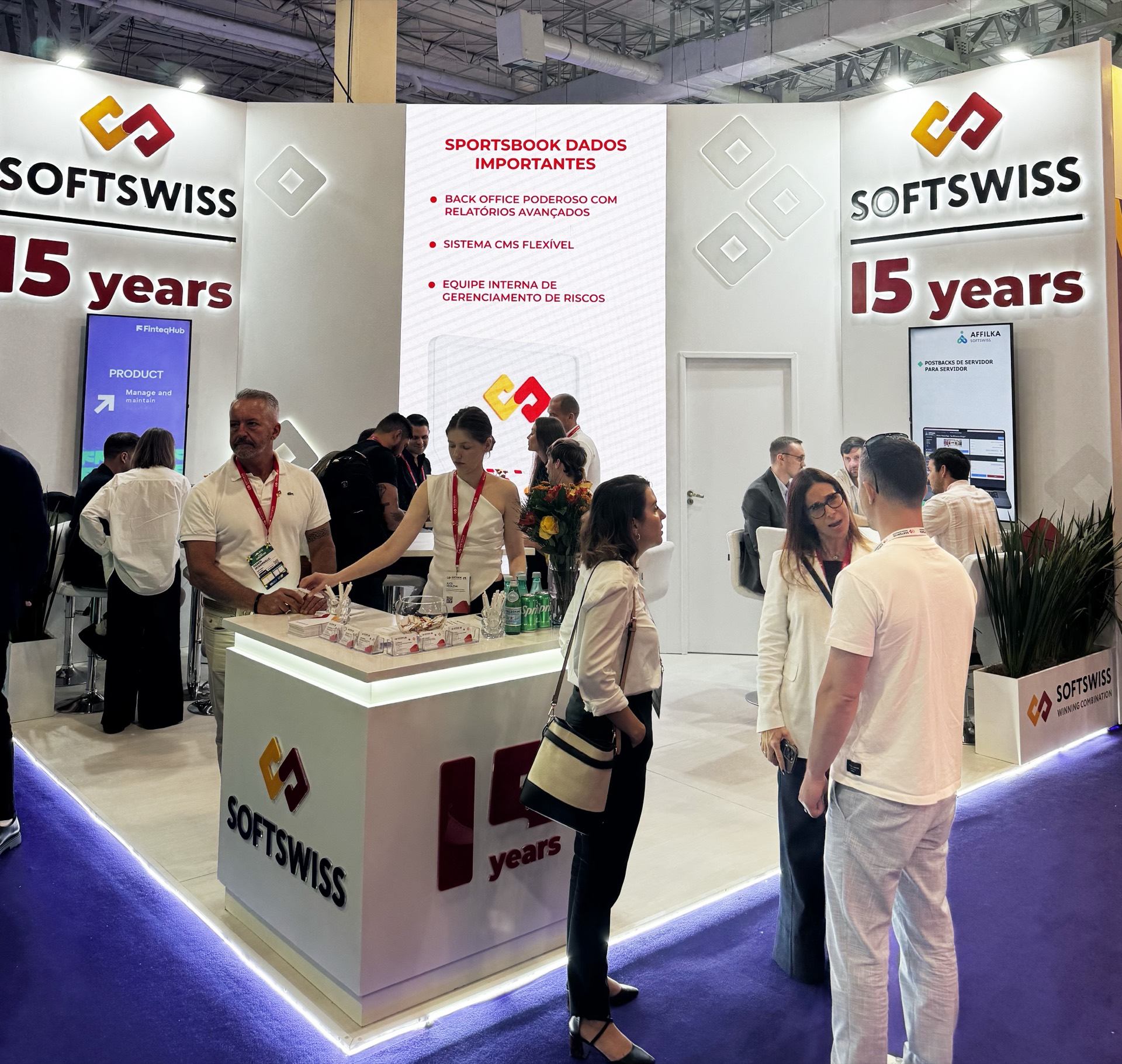 SOFTSWISS SiGMA Sao Paulo 2023 exhibition stand
